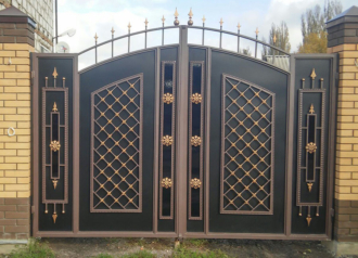 Кованые ворота"Кузница Юга"