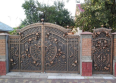 Кованые ворота "Кузница Юга"